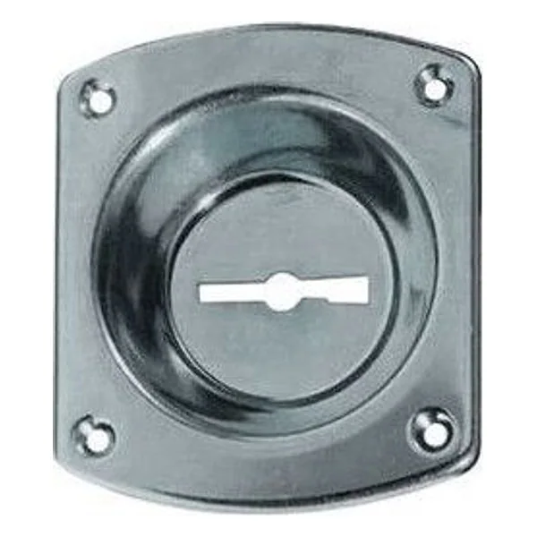 CR 32 Mostrina per Serratura DM Cromata con Incavo 12MM – cod. CPD4472