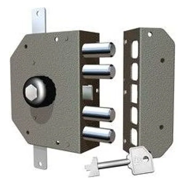 CR 3250 Serratura Appl per Legno Pompa Tripl con SCR DX con Pomolo – cod. CPD14746