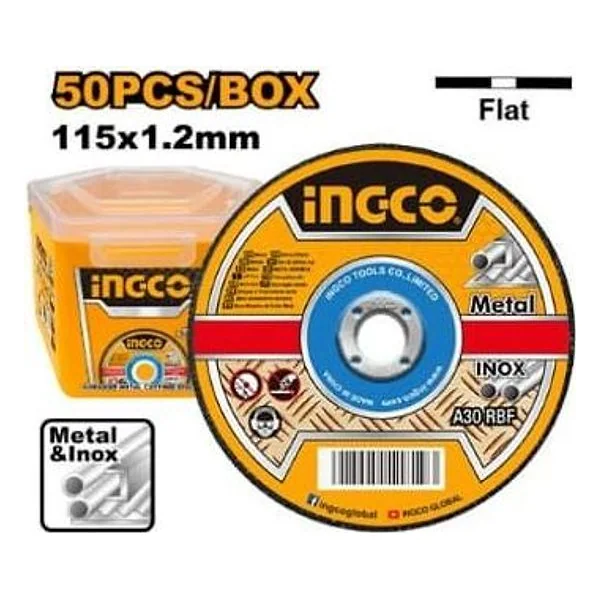 Disco Taglio x Metallo 115X1.2MM Ingco – cod. MCD1211550