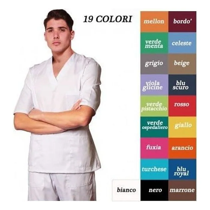 Divisa Completa Unisex Sanitaria Infermiere ART.OP151MC – cod. OP151MC-X