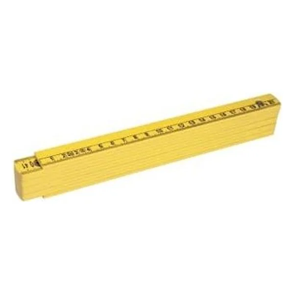 Doppio Metro in Plastica 10 Aste Giallo Vola – cod. 7PGIALLO