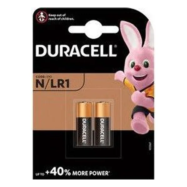 Duracell Batt Alcalina 1,5V 2 PZ N/LR1 – cod. CPD36618
