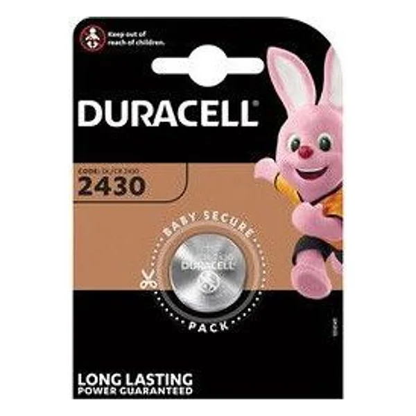 Duracell Batteria a Bottone CR2430 BL 1 PZ – cod. CPD3883