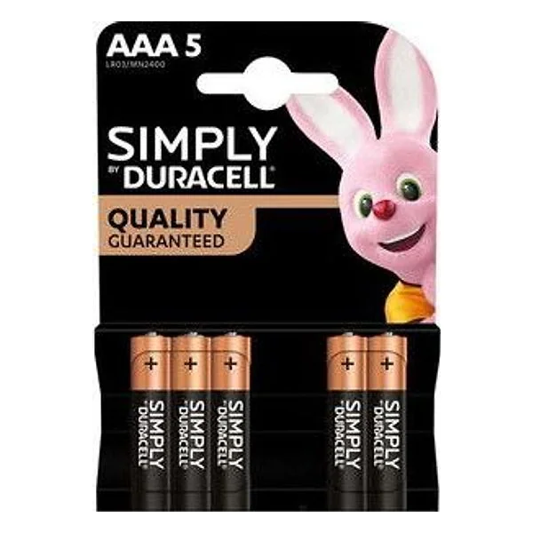 Duracell Simply Alcalina Ministilo 5 PZ – cod. CPD500999
