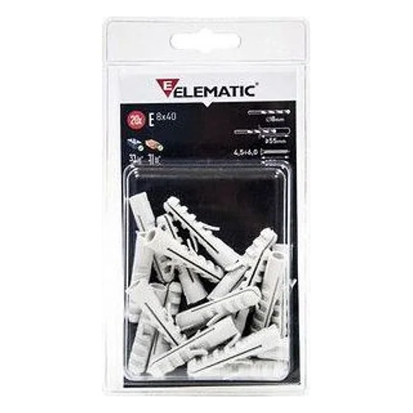 Elematic Blister Tassello e 5X25 mm da 35 PZ – cod. CPD12062