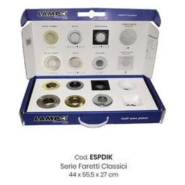 Espositore Faretti da Incasso in Valigia – cod. CPD502873