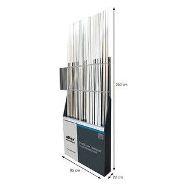 Espositore Profili All. H.200CM Posti 25 Vuoto – cod. CPD55694