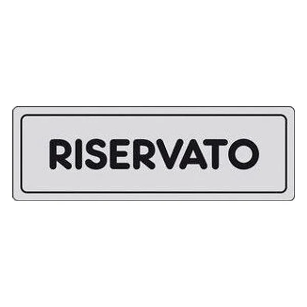 Etichetta Adesiva 150X50 Riservato – cod. CPD10583