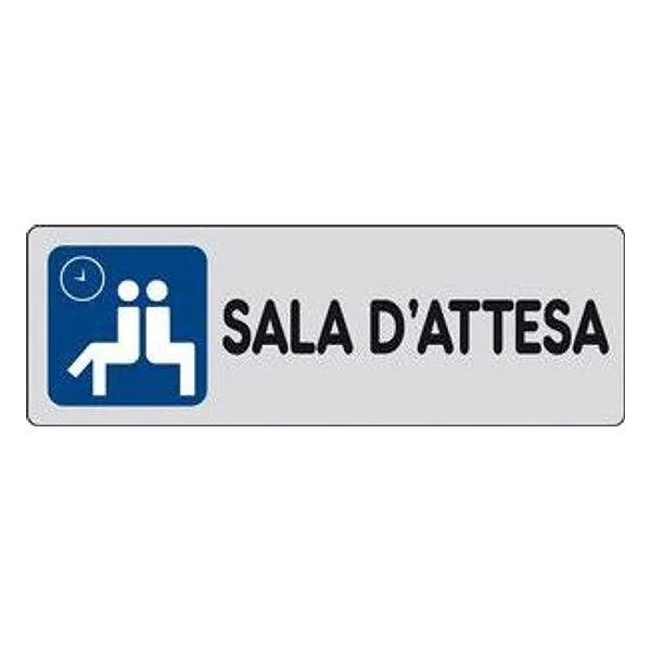 Etichetta Adesiva 150X50 Sala D'Attesa – cod. CPD10586