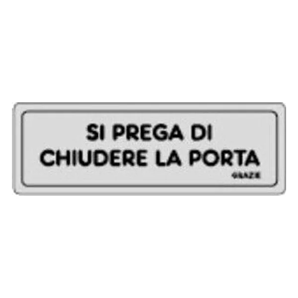 Etichetta Adesiva 150X50 Si Prega Chiudere Porta – cod. CPD26467