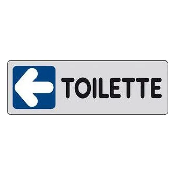 Etichetta Adesiva 150X50 Toilette (SX) – cod. CPD26334