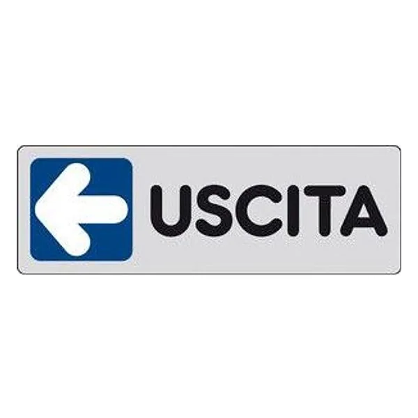 Etichetta Adesiva 150X50 Uscita (SX) – cod. CPD26330