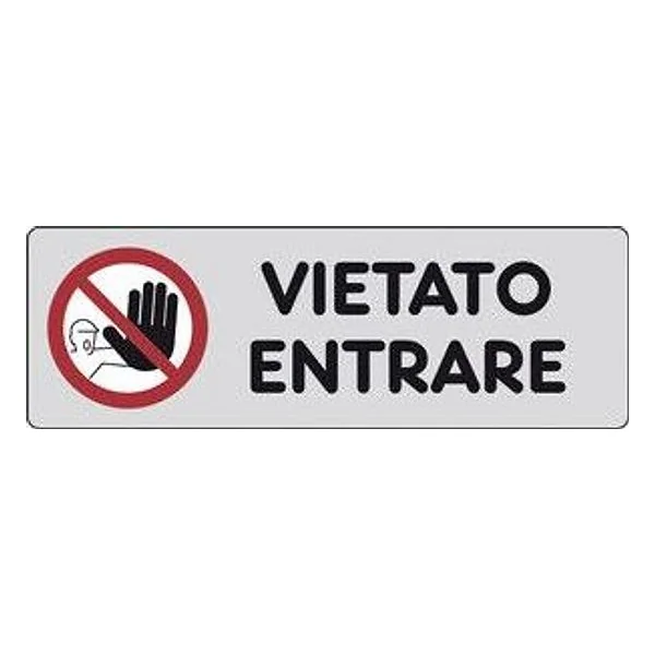 Etichetta Adesiva 150X50 Vietato Entrare – cod. CPD26341
