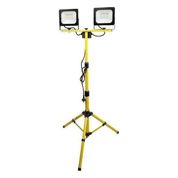 Faretto a Led 2 x 50 W su Treppiede Luce Fredda Mistral – cod. 62308