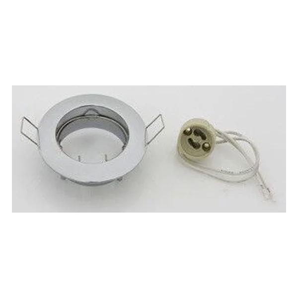 Faretto Incasso Fisso per Led GU10 Cromo – cod. CPD83809