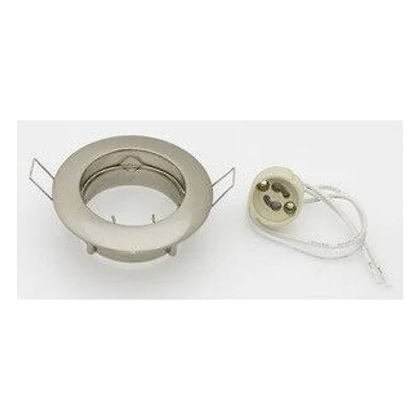 Faretto Incasso Fisso per Led GU10 Nikel Satin – cod. CPD83810