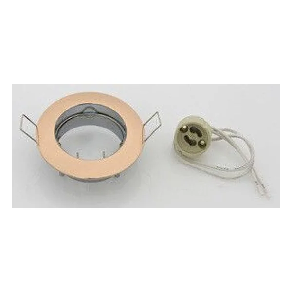 Faretto Incasso Fisso per Led GU10 Oro – cod. CPD86618