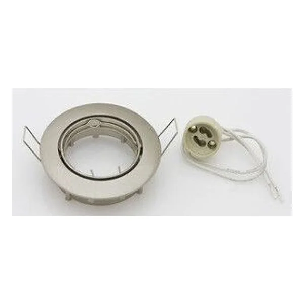 Faretto Incasso Orientab per Led GU10 Nikel Satinato – cod. CPD83843