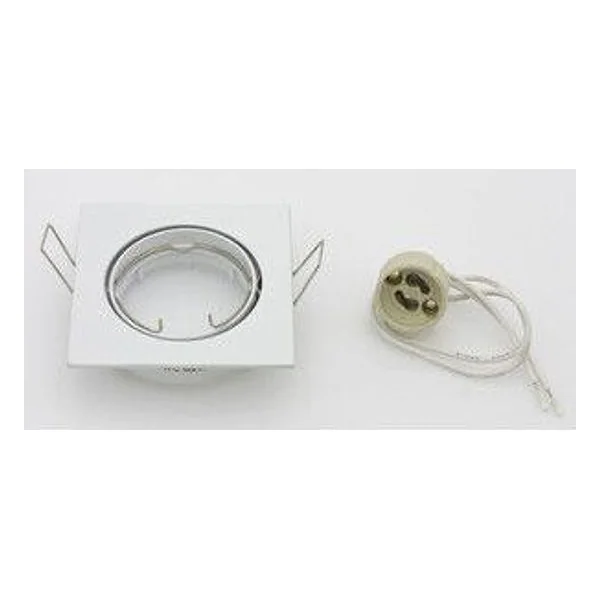 Faretto Quadrato da Incasso Orientab Led GU10 Bianco – cod. CPD83844
