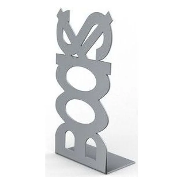 Fermalibro in Acciaio Books Argento – cod. CPD55001