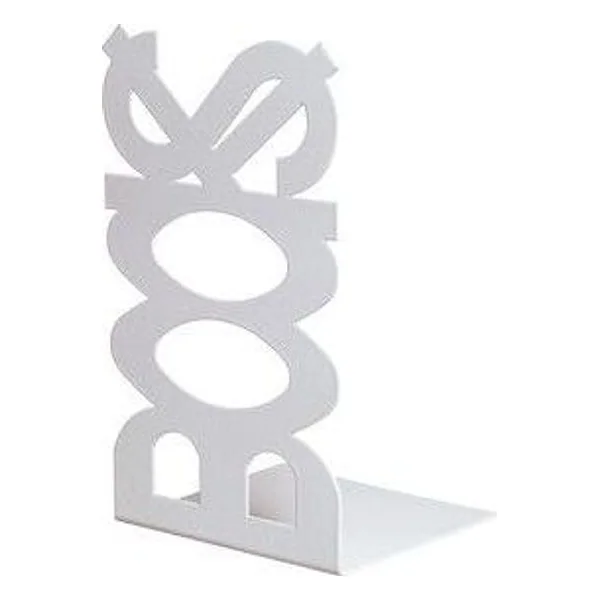 Fermalibro in Acciaio Books Bianco – cod. CPD55002