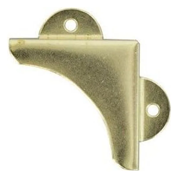 Fermaspecchi Liscio Acciaio Ottonato 40X40 mm – cod. CPD985