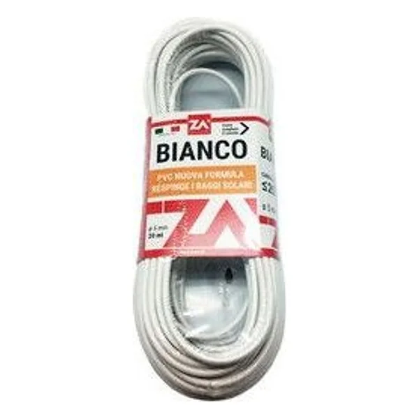 Filo Stendibiancheria Bianco L Acciaio Ottone Conf 20 M – cod. CPD17916