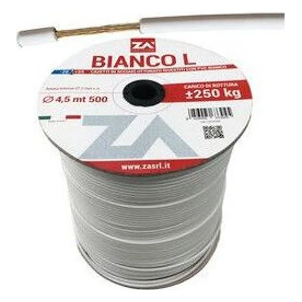 Filo Stendibiancheria Bianco L Acc Ott D 4,5 mm – cod. CPD22399