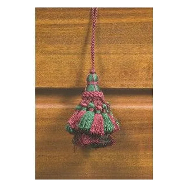 Fiocco per Chiavi CM.9 Verde e Bordo' – cod. CPD49768