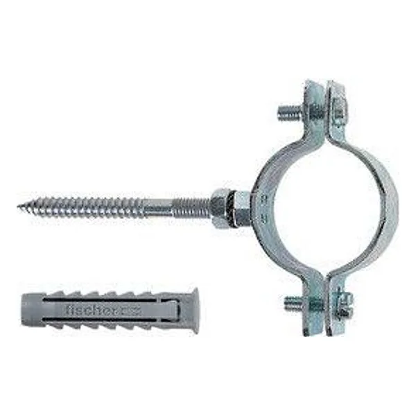 Fischer Collare per Tubi CPT 1-1/2 con Vite e Tassello – cod. CPD6200