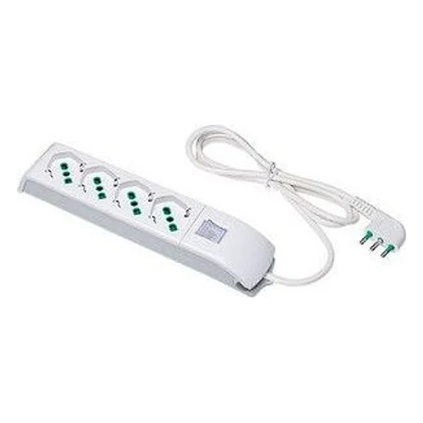 Fme 41.0100 Multipresa 4P Bip/SC + Int Fido – cod. CPD91225
