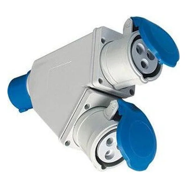 Fme 73.105 Adattatore Cee 16A 2 Prese 220V IP44 – cod. CPD39284