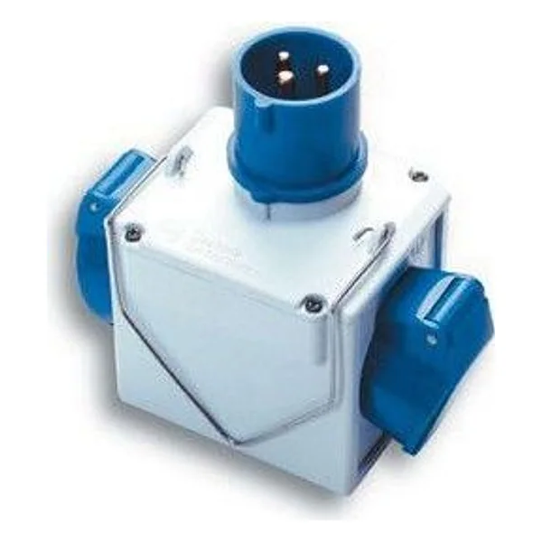 Fme 73.110 Adattatore Cee 16A 2 Prese 220V IP44 – cod. CPD5542