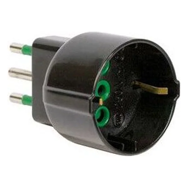 Fme 82.121 Adattatore 10A 2P+T Schuko Nero – cod. CPD504741