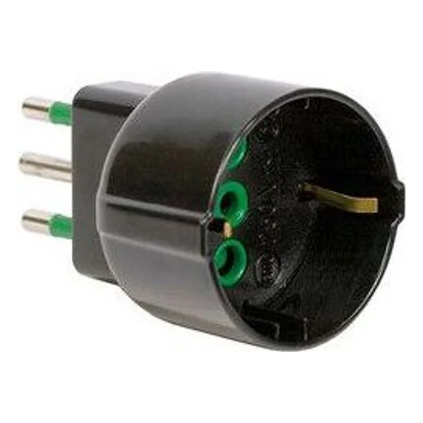 Fme 82.131 Adattatore 16A 2P+T-SCHUKO Nero – cod. CPD504742