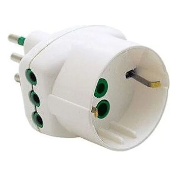Fme 82.210 Adattatore 10A 2P+T a 2 Prese + Schuko – cod. CPD4780