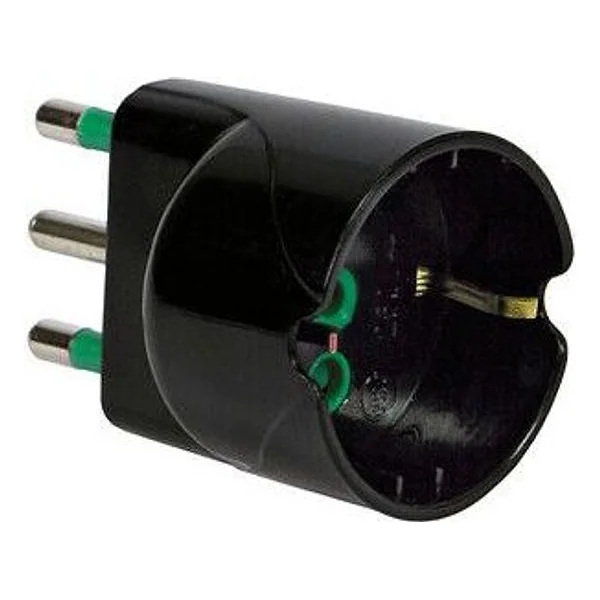 Fme 82.611 Adattatore 16A 2P+T Schuko Garanti Nero – cod. CPD504750