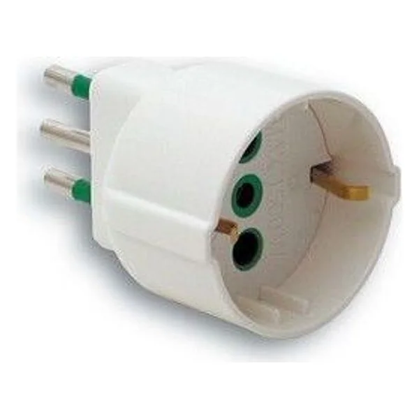 Fme 87.120 BL Adattatatore 10A 2P+T Schuko – cod. CPD60