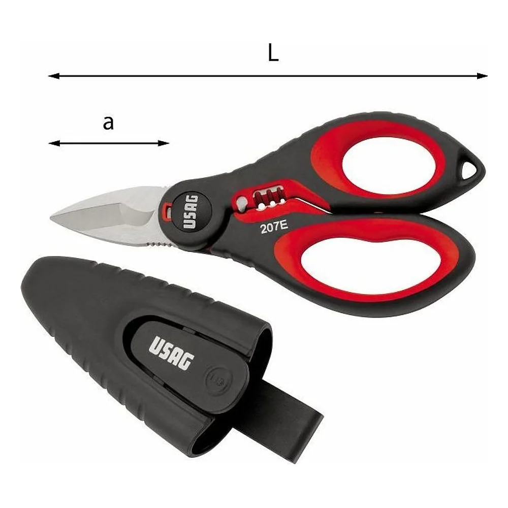 Forbici Professionali per Elettricisti Usag 207 e – cod. U02070006