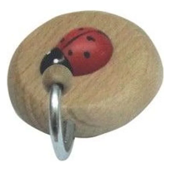 Gancio Adesivo in Legno Coccinella 1 Posto – cod. CPD14923