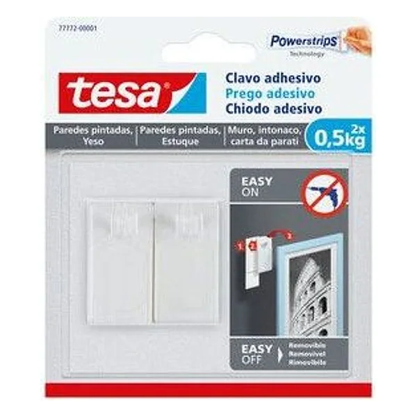 Gancio Adesivo Tesa Powerstrips Quadro Fissi 2 PZ – cod. CPD94761
