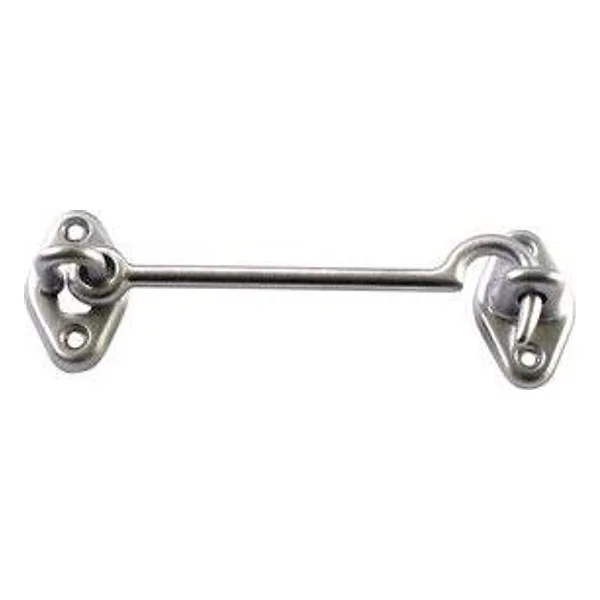 Gancio Fermafinestra Ottone Cromo Satinato 60 mm – cod. CPD95623