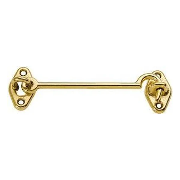 Gancio Fermafinestra Ottone Lucido 120 mm – cod. CPD1857