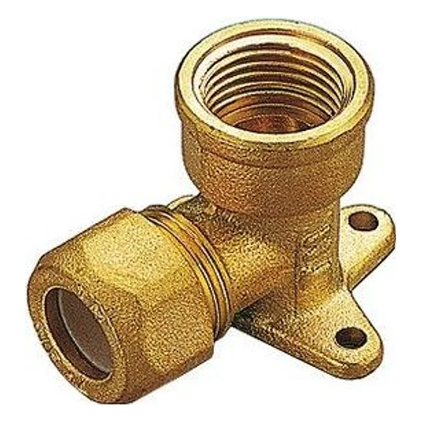 Gomito Ottone Flangiato Bicono F/Gas 10X1/2 Pesante – cod. CPD26619