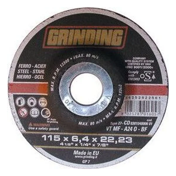 Grinding Disco da Sbavo Ferro 115X6,4 Vtmf – cod. CPD12641