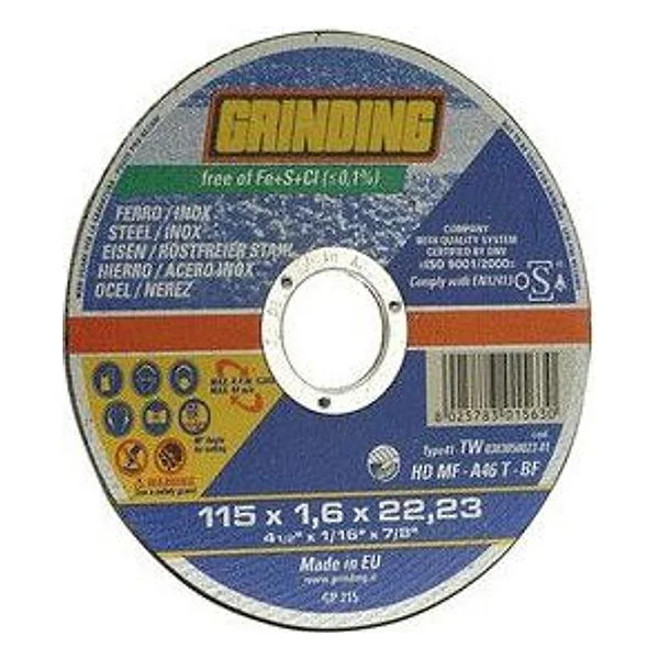 Grinding Disco Ferro 115X1,6 Hdmf – cod. CPD24849