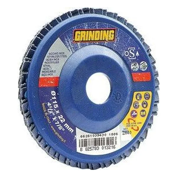 Grinding Disco Lamellare Zirc 180X22 gr 40 – cod. CPD542