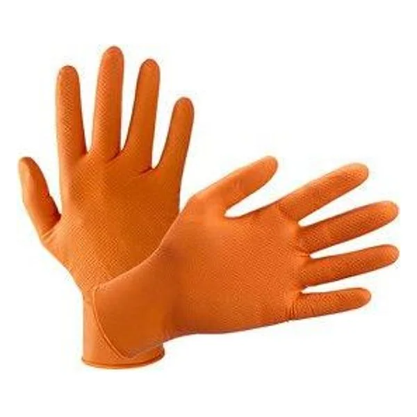 Guanti Nitrile Arancione CONF.10 PZ.