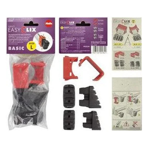 Hailo Kit 4 Piedini L per Scala L40-L60 5-6-7-8 Gradini – cod. CPD98391