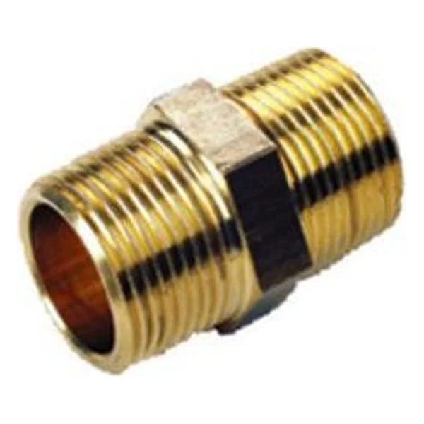 Idraulica-Vite Doppia 280 Ottone Giallo D 1 Nipplo – cod. CPD84086